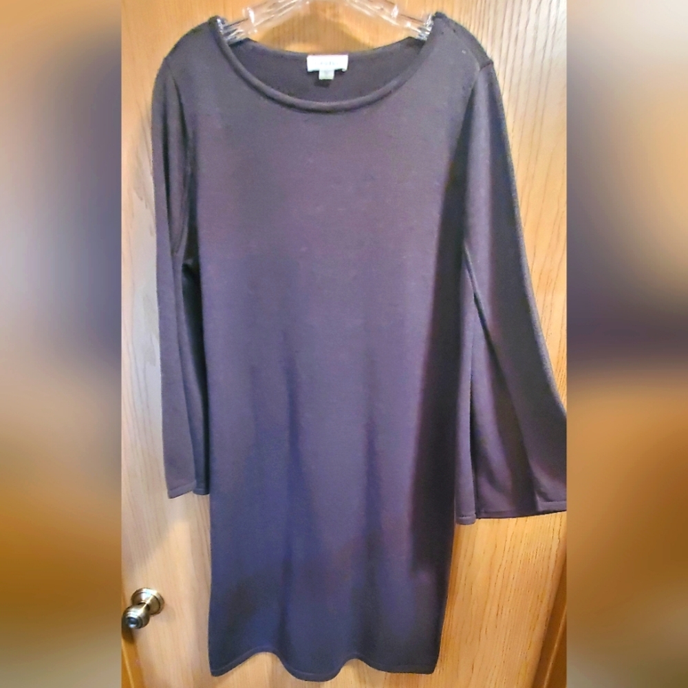 Calvin Klein Tunic Dress w/ Flare 3/4 Sleeves size XL